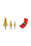 KADEMELİ MATKAP UCU (3'lü Set)