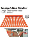 LIONSTAR Emniyet Alan Perdesi(güvenlik Filesi) 1 mt*50 mt (50 gr)