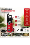 Pr 2550 Cw Makaralı Köpüklü Basınçlı Oto Yıkama Makinesi 2100w 160 Bar