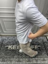 2 İplik Oversize T-Shirt - Beyaz