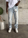 Baggy Kot Pantolon Buz Mavi 2 - Kps1089