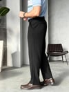 Baggy Kumaş Pantolon Siyah - W11