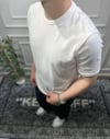 Basic Bisiklet Yaka İnce Triko - Beyaz