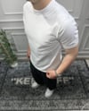 Basic Bisiklet Yaka Triko - Beyaz