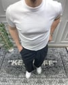 Basic Bisiklet Yaka Triko - Beyaz