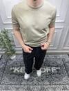 Basic Bisiklet Yaka Triko - Haki