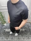 Basic Bisiklet Yaka Triko - Siyah