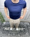 Basic Slim Fit T-Shirt - Lacivert