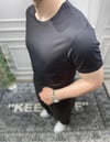 Basic Slim Fit T-Shirt - Siyah