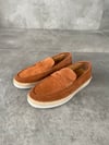 Best Steps Süet Espadril Loafer - Açık Kahve 