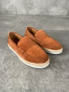 Best Steps Süet Espadril Loafer - Açık Kahve 