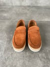 Best Steps Süet Espadril Loafer - Açık Kahve 