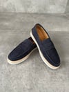 Best Steps Süet Espadril Loafer - Lacivert