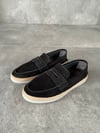 Best Steps Süet Espadril Loafer - Siyah