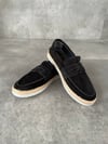 Best Steps Süet Espadril Loafer - Siyah