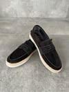 Best Steps Süet Espadril Loafer - Siyah
