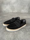 Best Steps Süet Espadril Loafer - Siyah