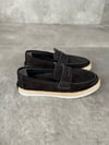 Best Steps Süet Espadril Loafer - Siyah