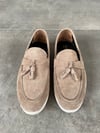 Best Steps Süet Püsküllü Loafer - Krem