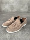 Best Steps Süet Püsküllü Loafer - Krem