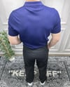 Fermuarlı Polo Yaka Triko - Lacivert