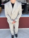 Kruvaze Oversize Takım Krem - Strk