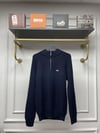 Lacoste Yarım Fermuarlı Triko - Lacivert