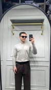 Modal Düğme Detay Sweat - Bej
