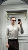 Modal Düğme Detay Sweat - Bej
