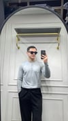 Modal Düğme Detay Sweat - Gri