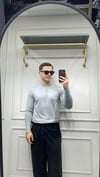 Modal Düğme Detay Sweat - Gri