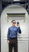 Modal Düğme Detay Sweat - İndigo