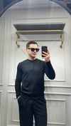 Modal Düğme Detay Sweat - Siyah
