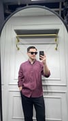Modal Oversize Gömlek Bordo - Wng9015