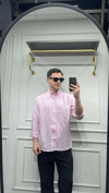 Modal Oversize Gömlek Pembe - Wng9015