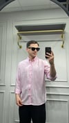 Modal Oversize Gömlek Pembe - Wng9015