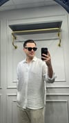 Müslin Tensel Oversize Gömlek Beyaz - Wng9004
