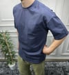 Oversize BasicT-Shirt - Petrol