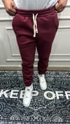 Paça Lastikli Eşofman Takım - Bordo