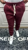 Paça Lastikli Eşofman Takım - Bordo
