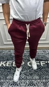 Paça Lastikli Eşofman Takım - Bordo