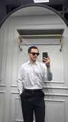 Poplin Oversize Gömlek Beyaz - Wng9001