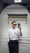 Poplin Oversize Gömlek Beyaz - Wng9001