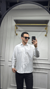 Poplin Oversize Gömlek Beyaz - Wng9001