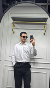 Poplin Oversize Gömlek Beyaz - Wng9001