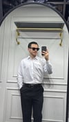 Poplin Oversize Gömlek Beyaz - Wng9001