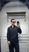 Poplin Oversize Gömlek Siyah - Wng9001