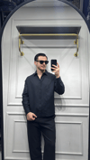 Poplin Oversize Gömlek Siyah - Wng9001