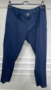 Reguler Keten Pantolon Lacivert - Wng002