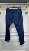 Reguler Keten Pantolon Lacivert - Wng002